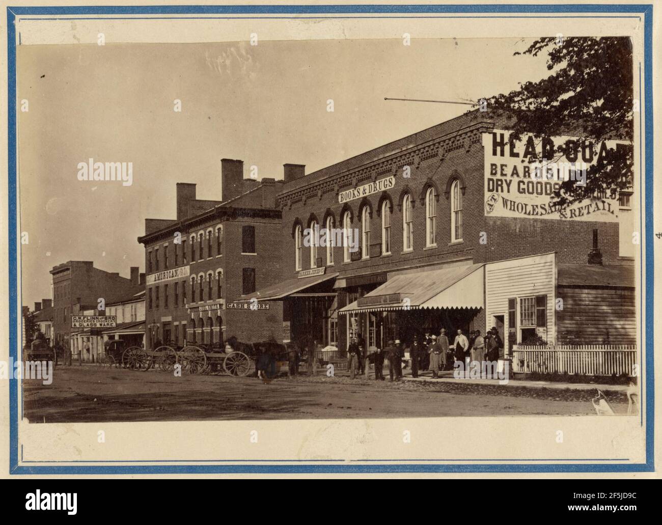 Main Street, Maple City. Edward H. Hart (americano, attivo circa 1890) Foto Stock