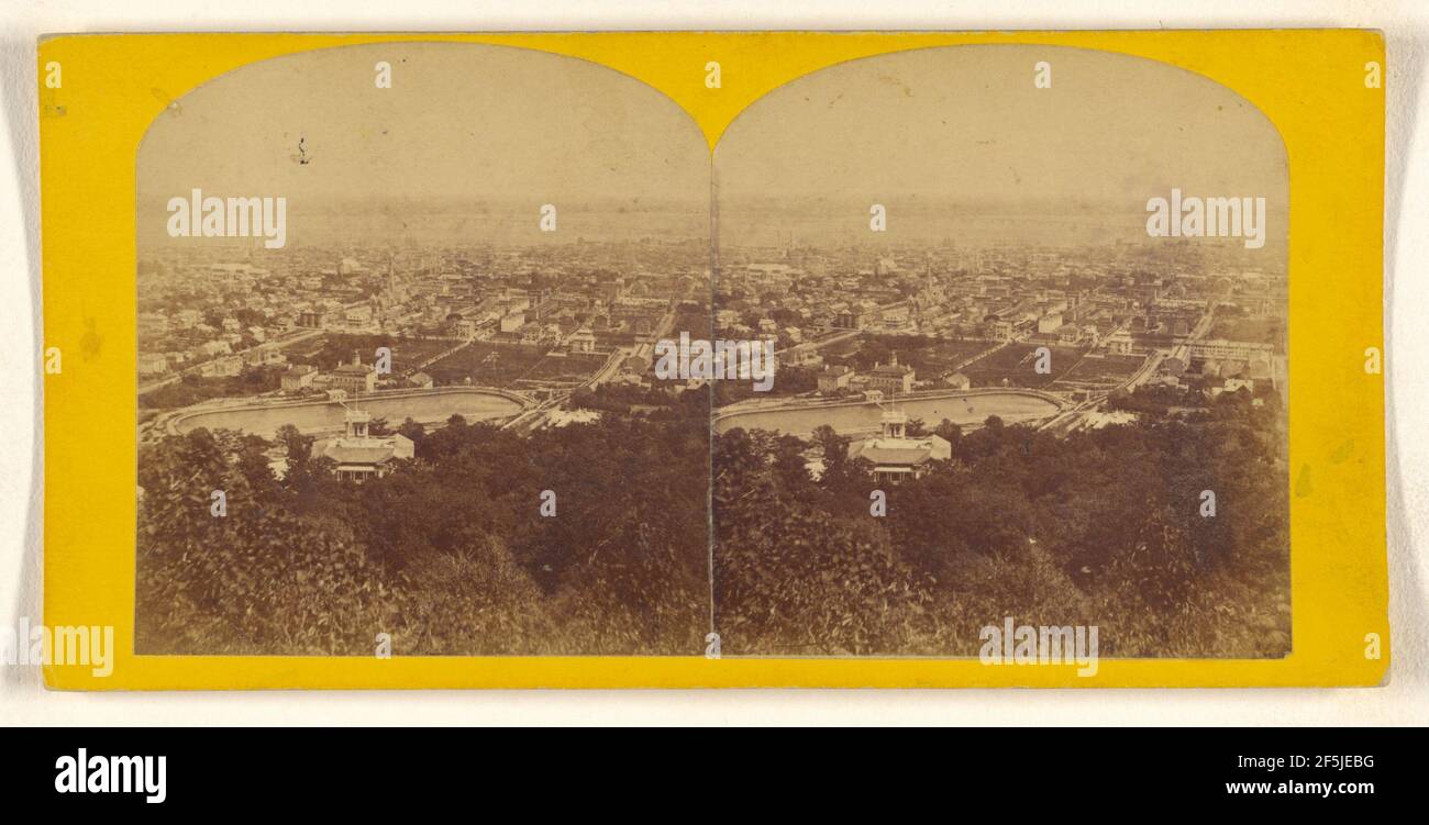 Vista di Montreal, Canada. William Notman (canadese, nato Scozia, 1826 - 1891) Foto Stock