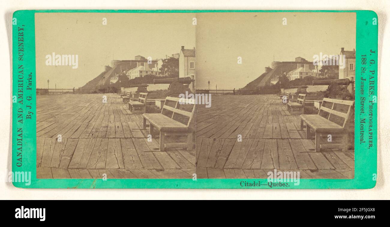 Cittadella - Québec.. J.G. Parchi (Canadese, morto 1895) Foto Stock