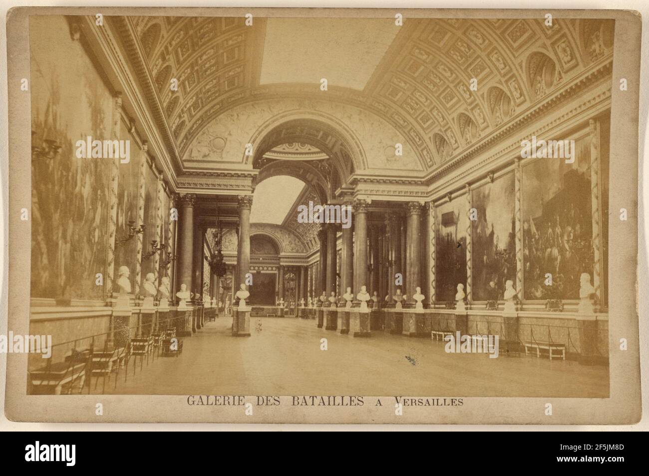 Galerie des Batailles à Versailles. Sconosciuto Foto Stock