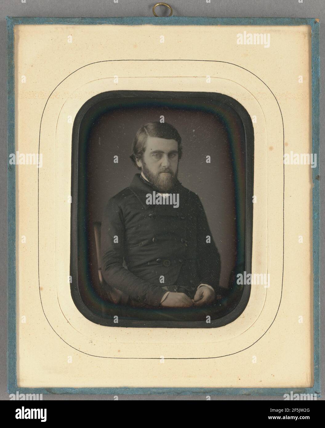 Ritratto di un uomo seduto. Produttore sconosciuto, francese Foto Stock