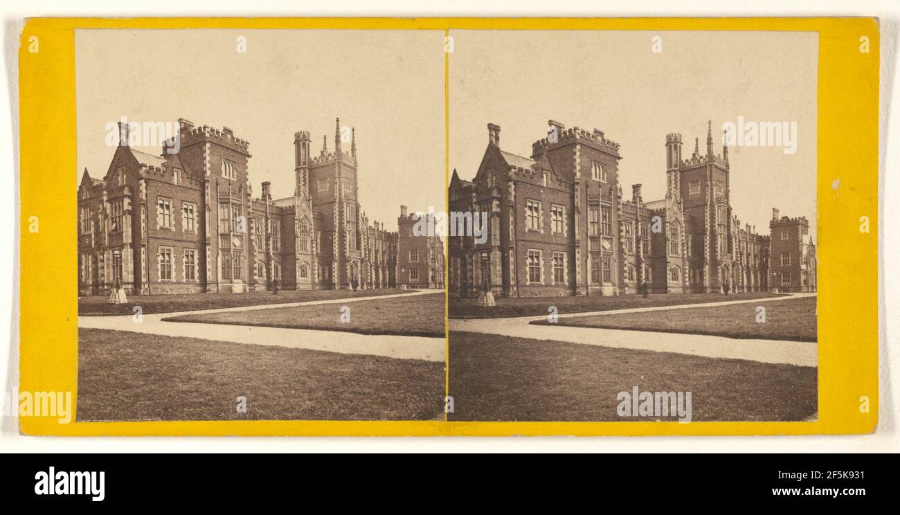 Queen's College Belfast. George Washington Wilson (Scottish, 1823 - 1893) Foto Stock