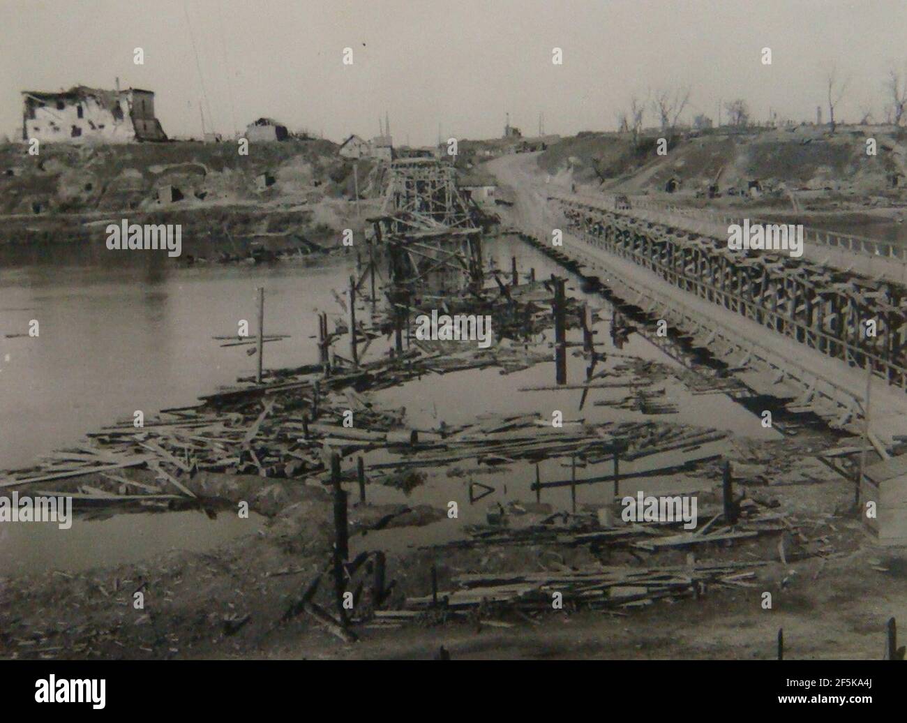 Rahačoŭski zamak. Рагачоўскі замак (1941-44) (2). Foto Stock