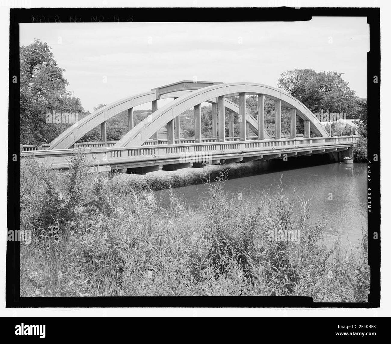 Rainbow Arch Bridge, Valley City, North Dakota. Foto Stock