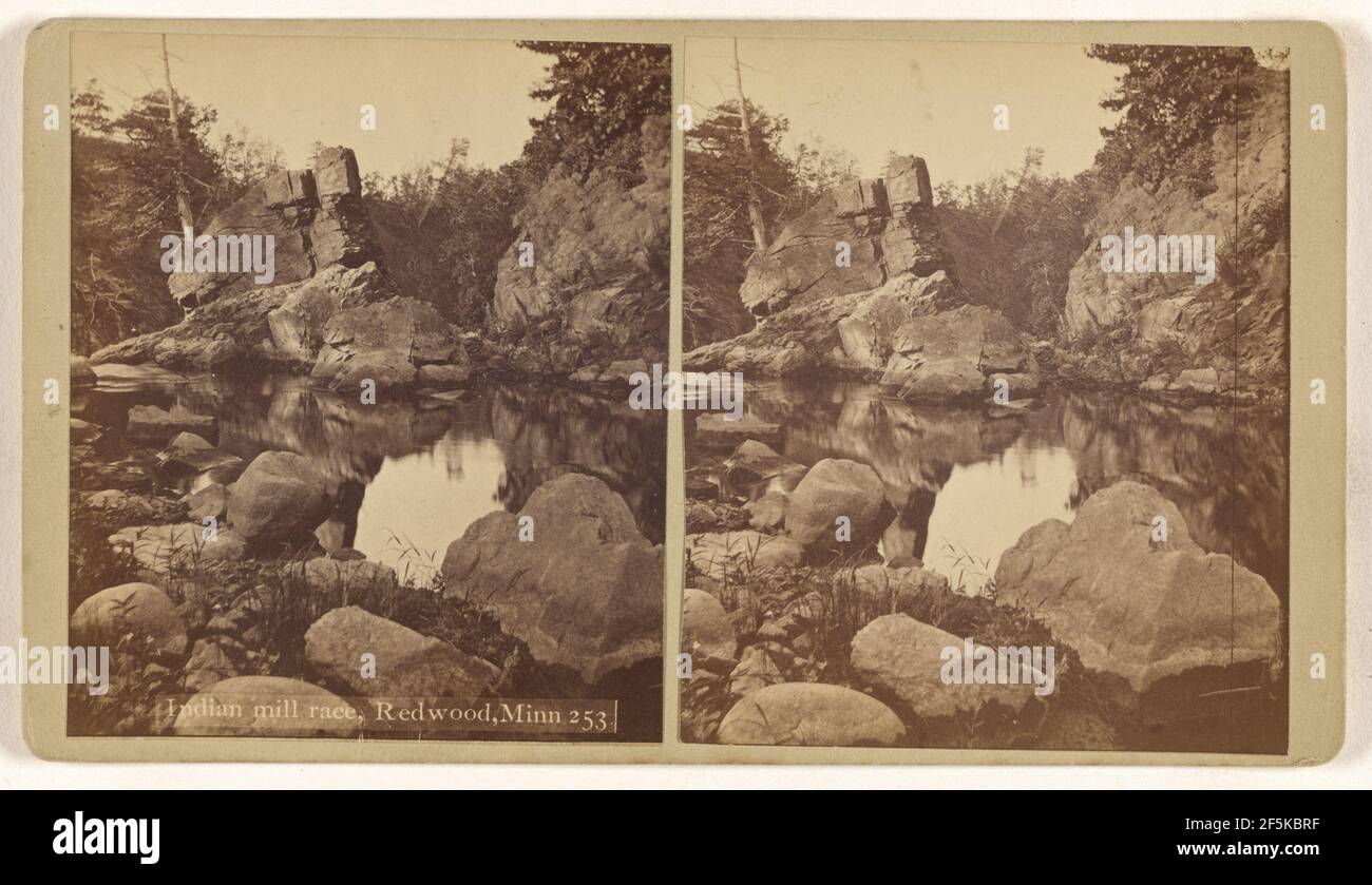 Gara mulino indiano, Redwood, Minn.. Produttore sconosciuto, americano Foto Stock