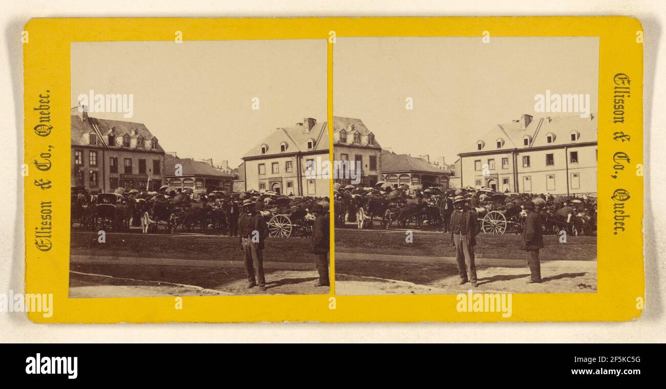 Mercato della Città alta. Quebec, Canada. William Ellisson & Co Foto Stock