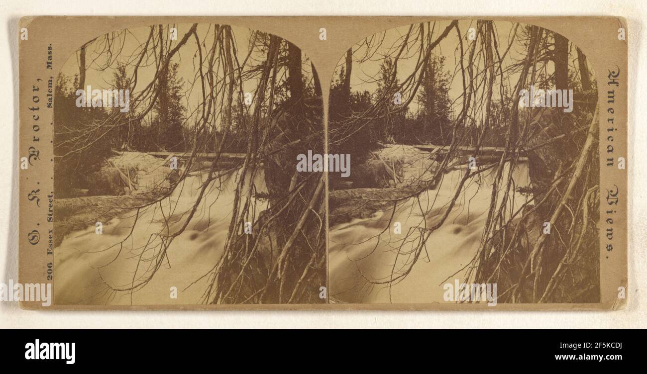 Cascade, Canada. G.K. Proctor (americano, morto nel 1882) Foto Stock