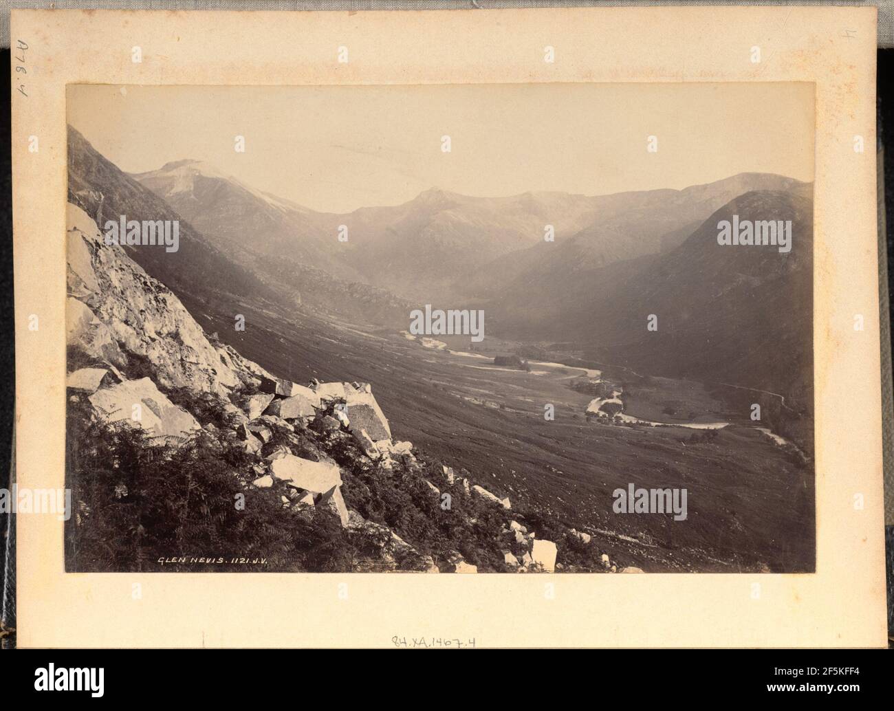 Glen Nevis. James Valentine (Scottish, 1815 - 1879) Foto Stock