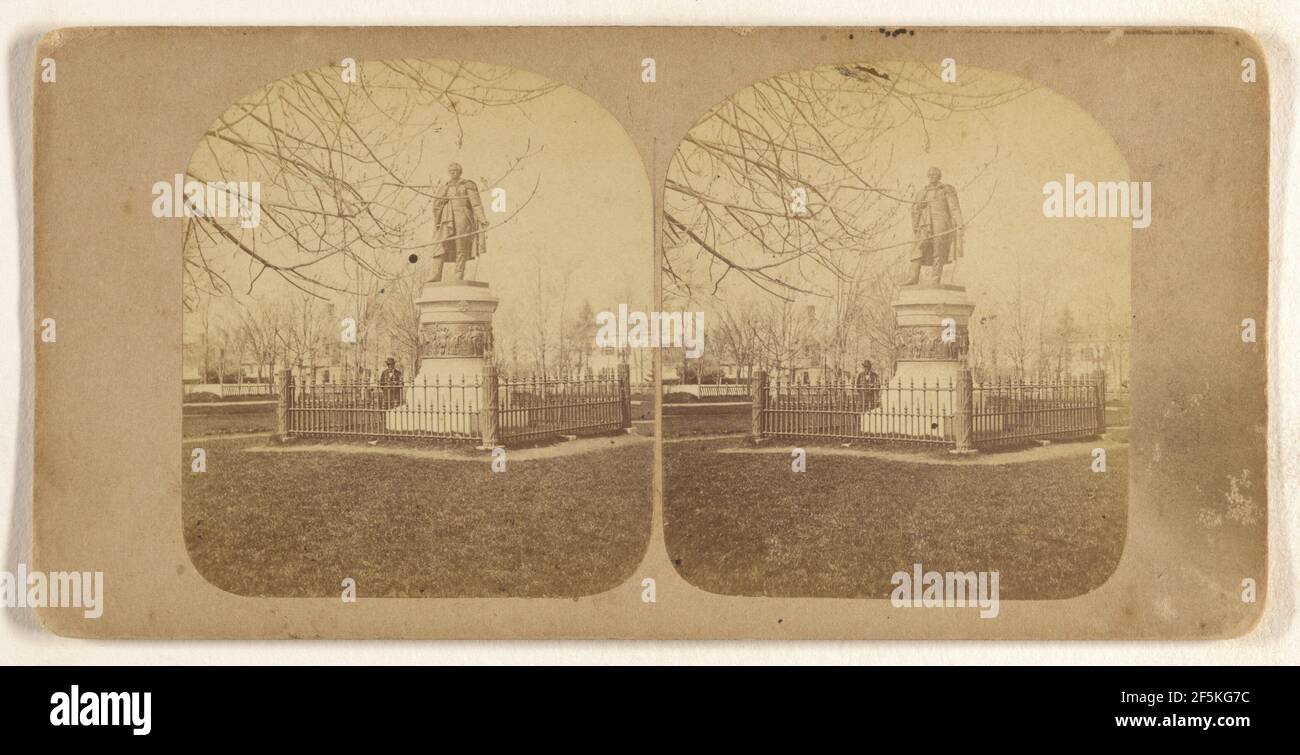 Statua del Commodore Matthew C. Perry.. J.A. Williams (americano, attivo dal 1850 al 1880) Foto Stock