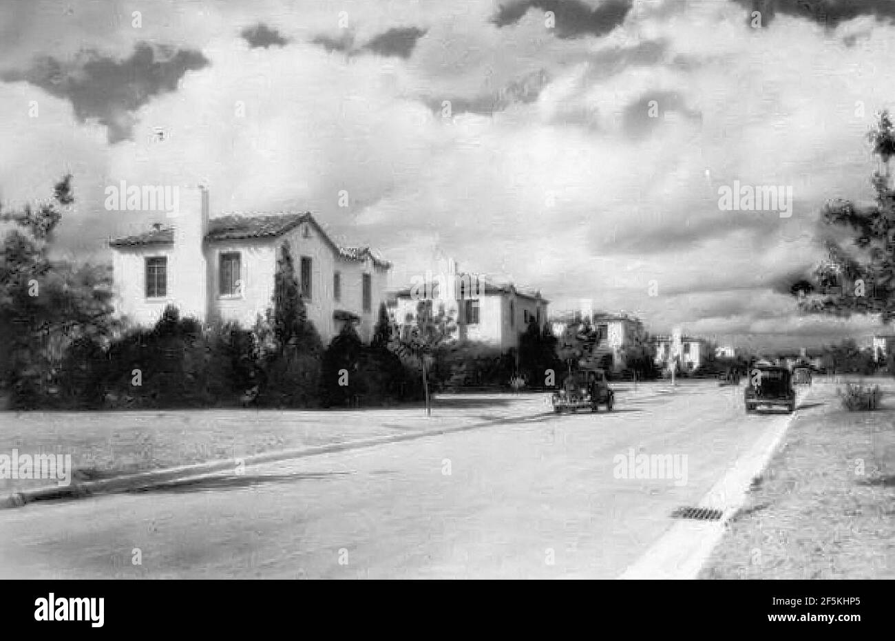 Randolph Field - 1938 - Quarters ufficiali a due piani. Foto Stock