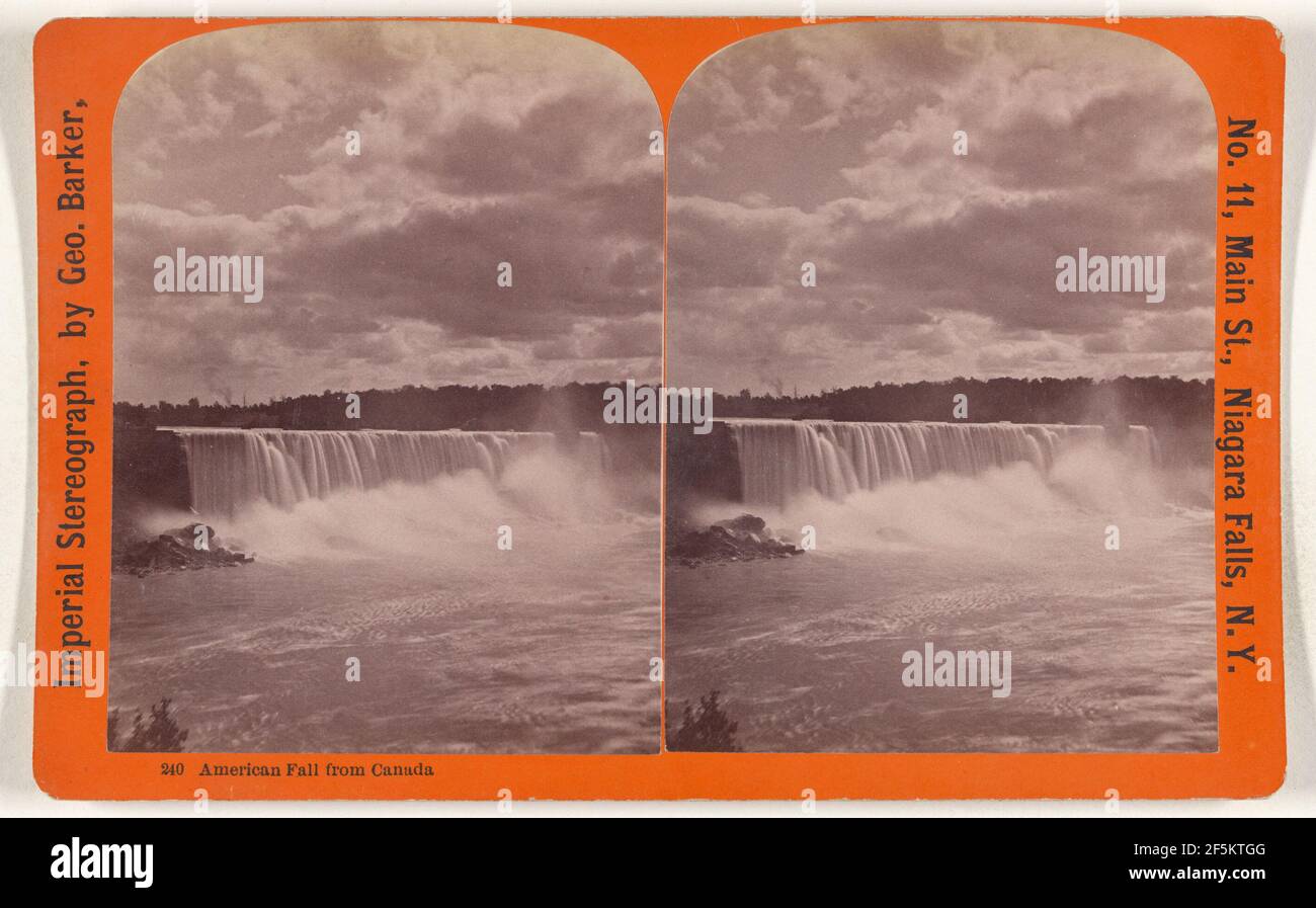Caduta americana dal Canada. George Barker (americano, 1844 - 1894) Foto Stock