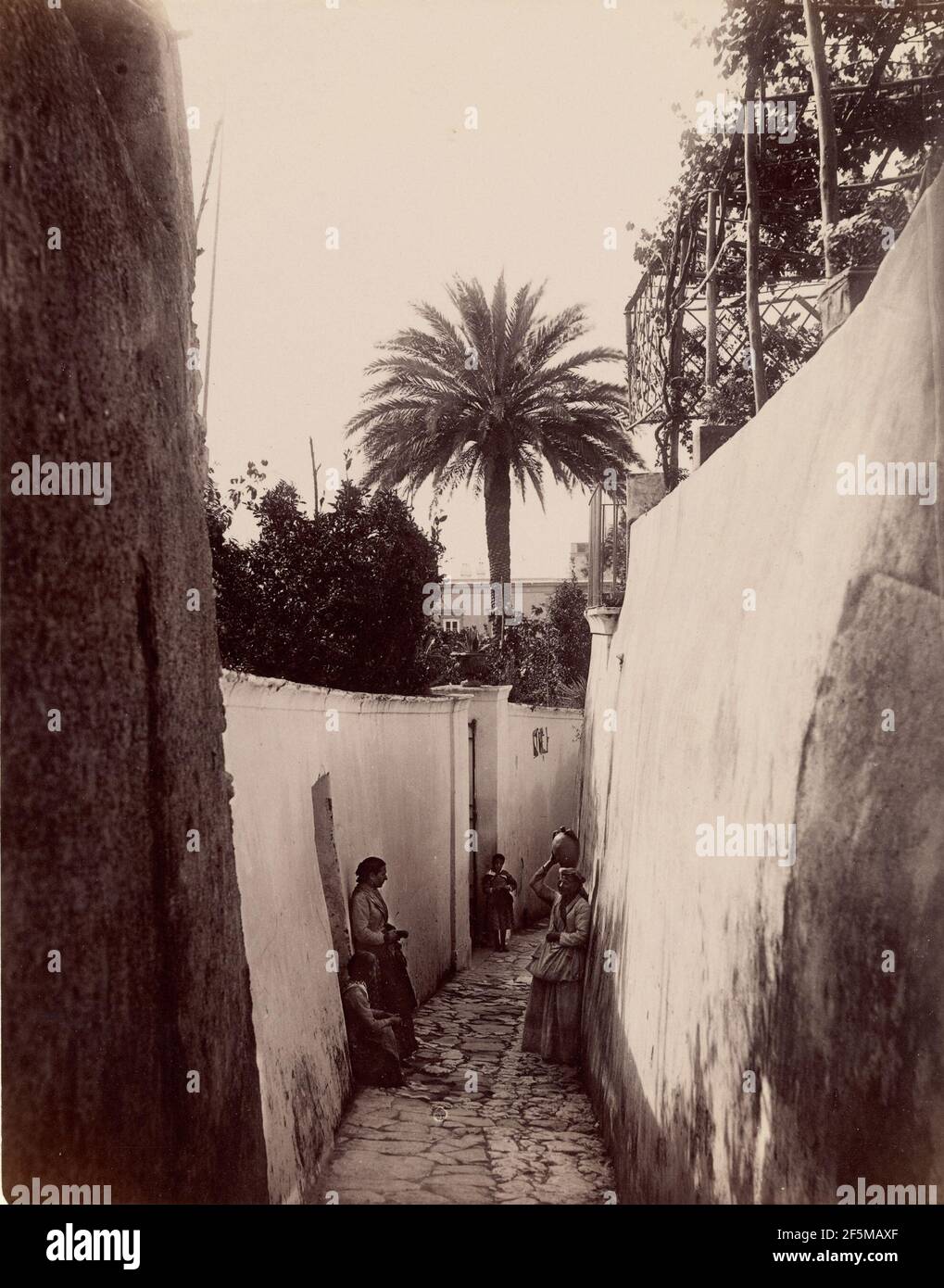 Capri. James Anderson (British, 1813 - 1877) Foto Stock