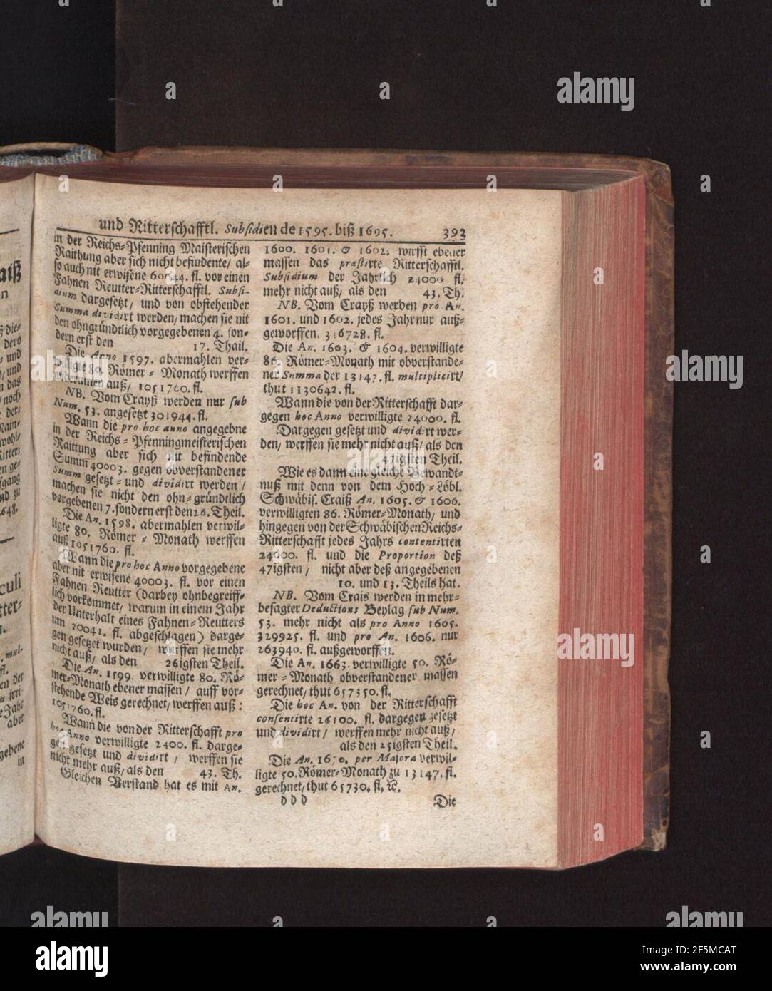 Reichs-Ritter-Archivia i 0393. Foto Stock