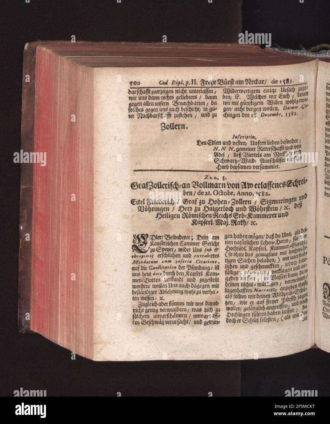 Reichs-Ritter-Archivia i 0500. Foto Stock