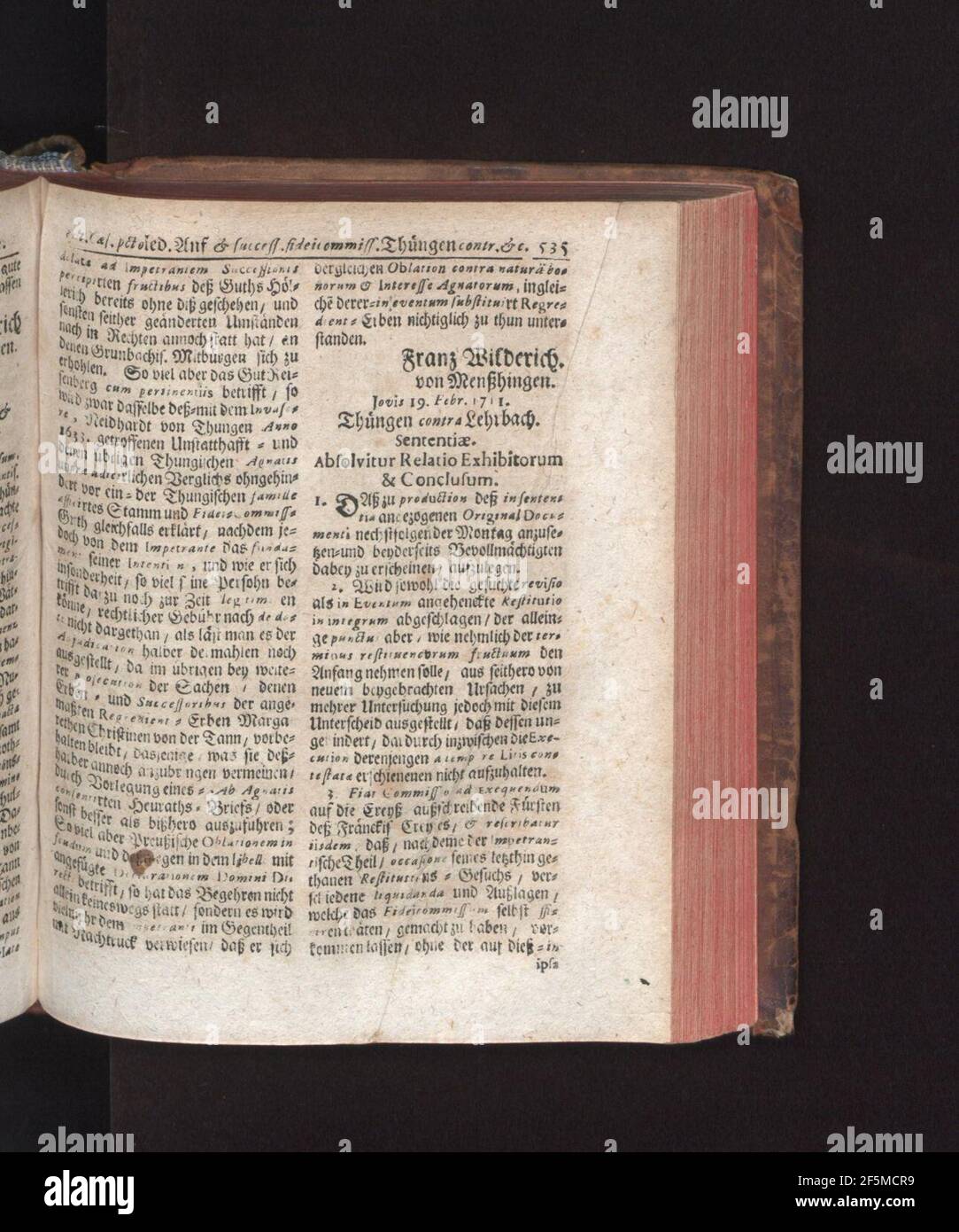 Reichs-Ritter-Archivia i 0535. Foto Stock