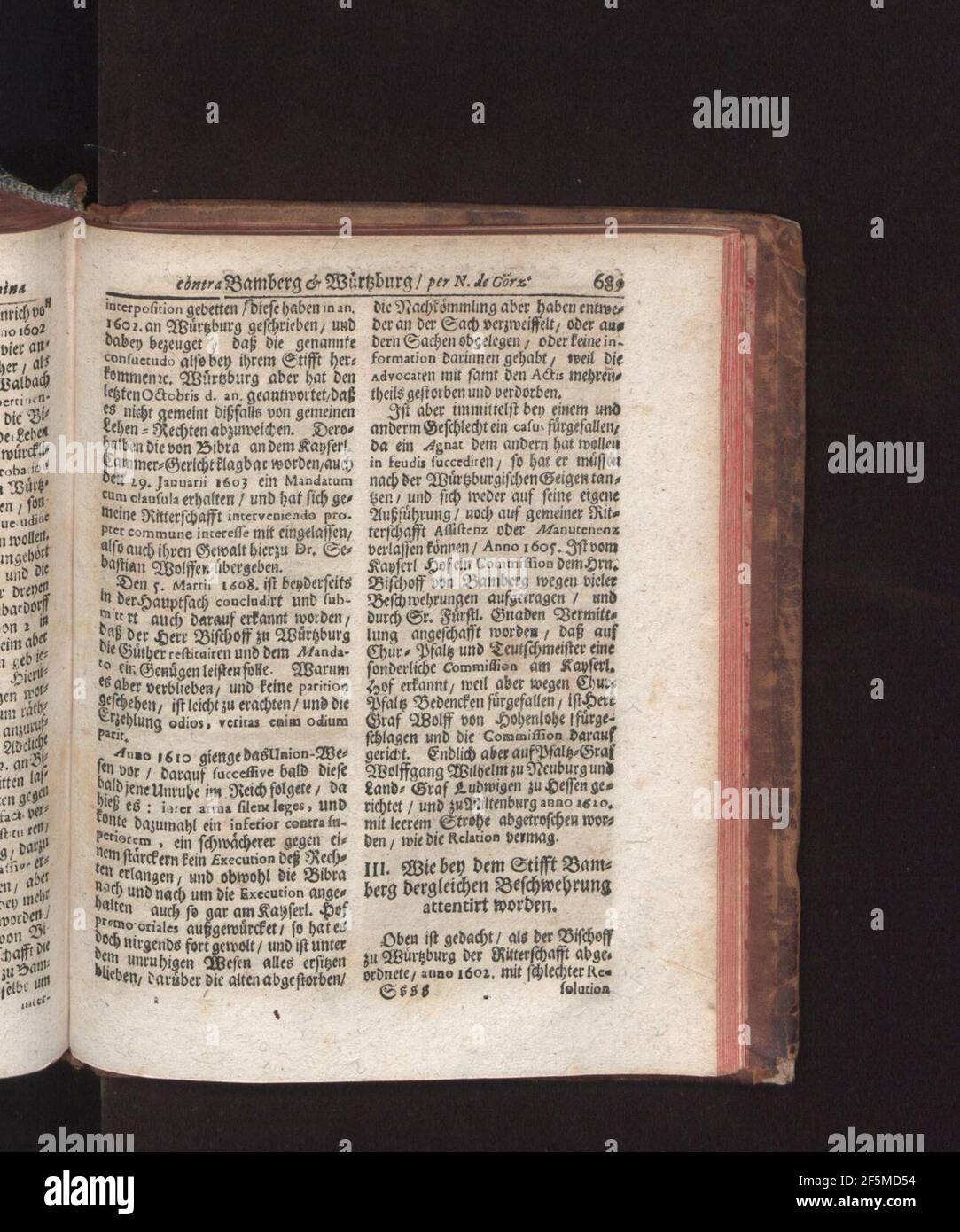 Reichs-Ritter-Archivia i 0689. Foto Stock