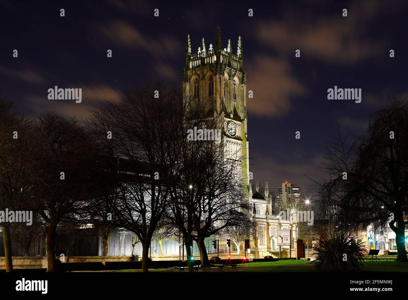 Leeds Minster nel centro di Leeds Foto Stock