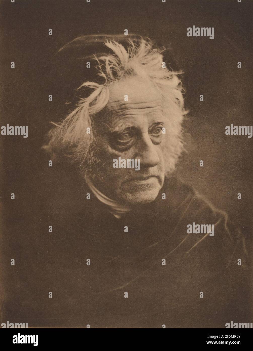 Sir John F.W. Herschel. Julia Margaret Cameron (inglese, nato India, 1815 - 1879) Foto Stock