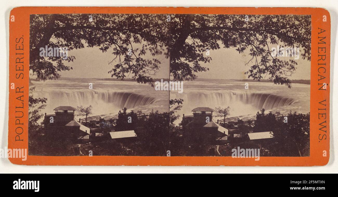 Horse Shoe caduta dal lato Canada. Niagara. Edward e Henry T. Anthony & Co. (Americano, fondato nel 1862, fuso nel 1902) Foto Stock