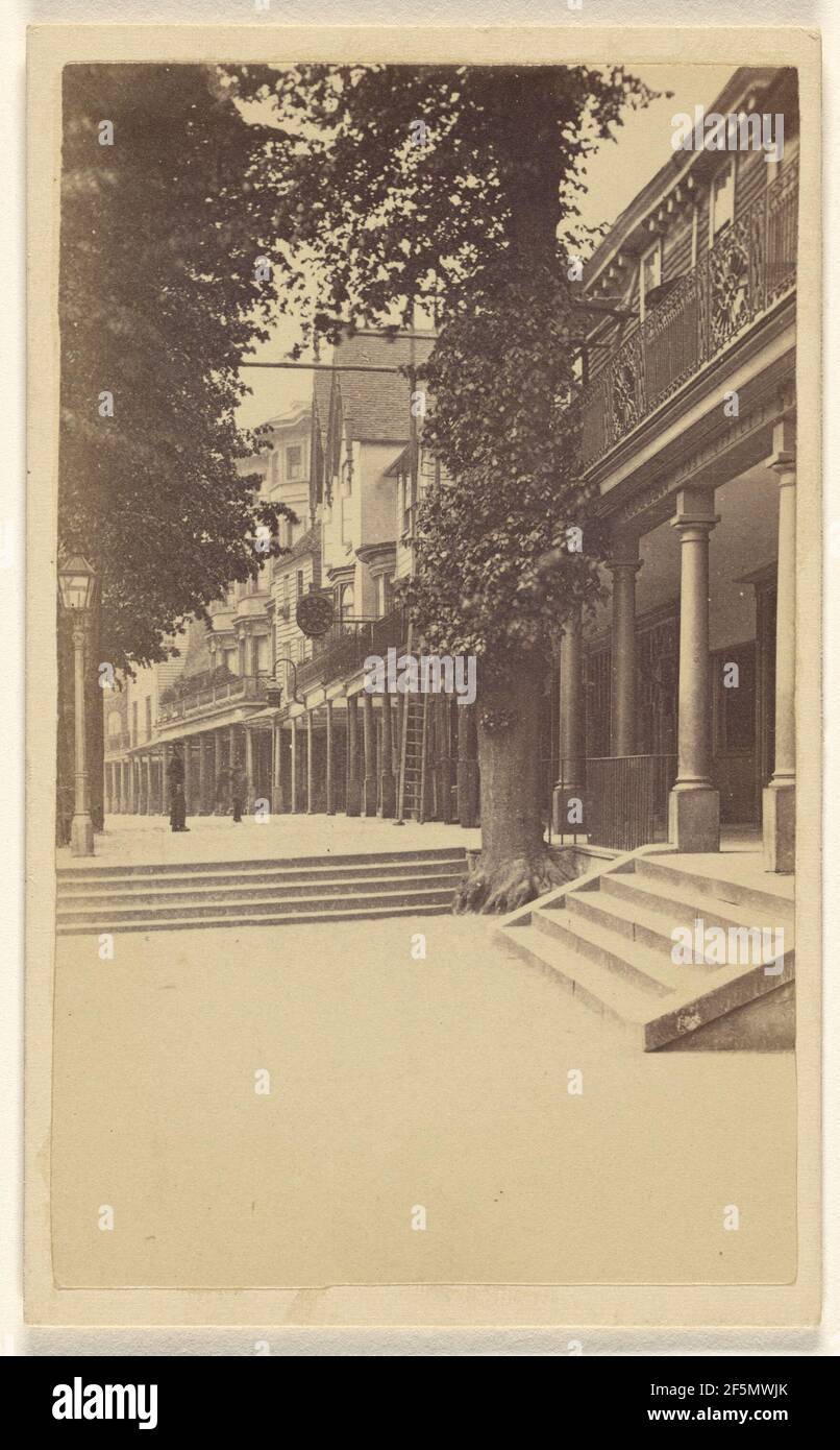 High Street. Turnbridge Wells. 14 aprile '66. Henry Loof (inglese, attivo Turnbridge Wells, Inghilterra 1860) Foto Stock