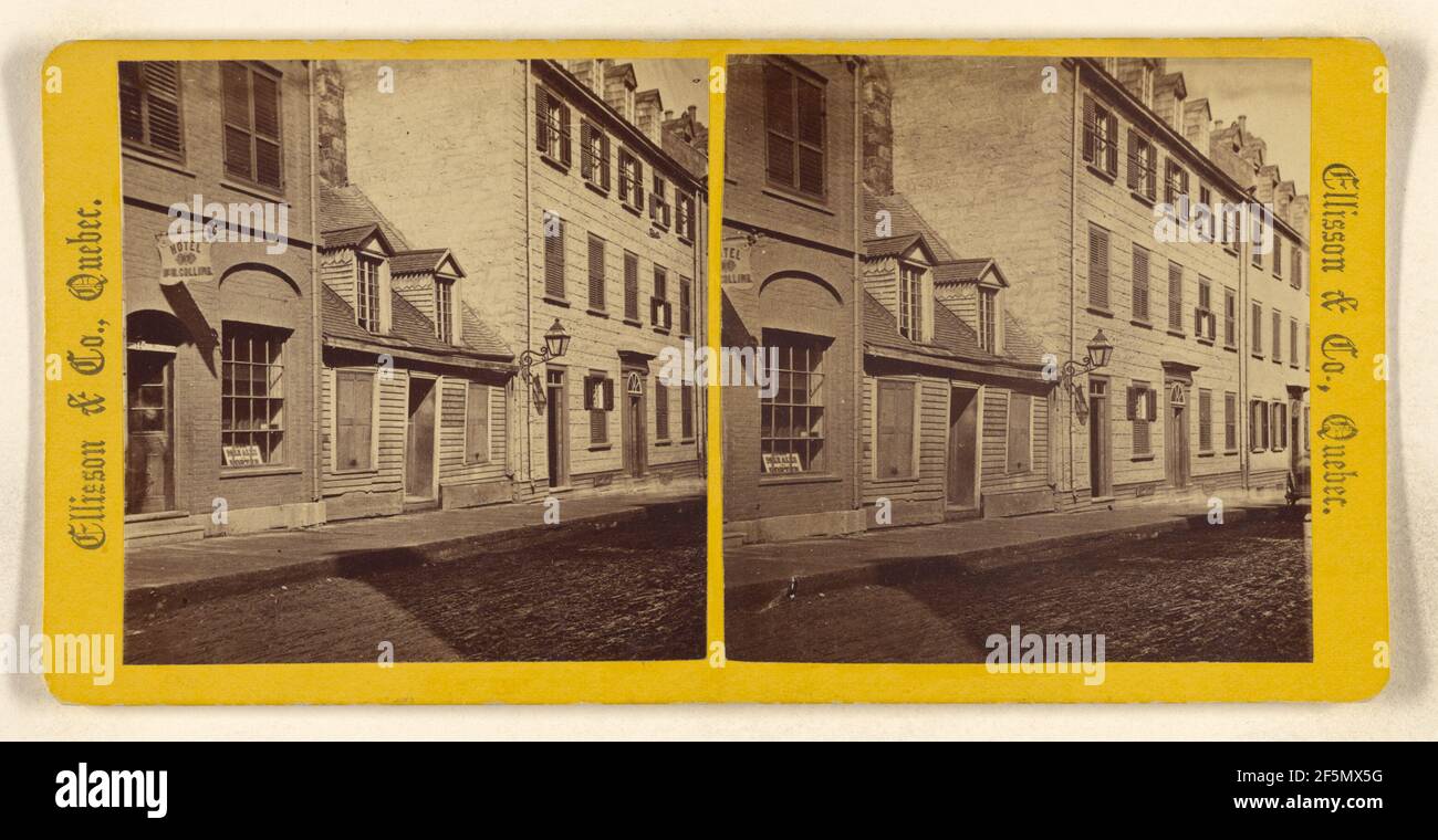 Casa dove Montgomery è stato posato. Quebec, Canada. William Ellisson & Co Foto Stock