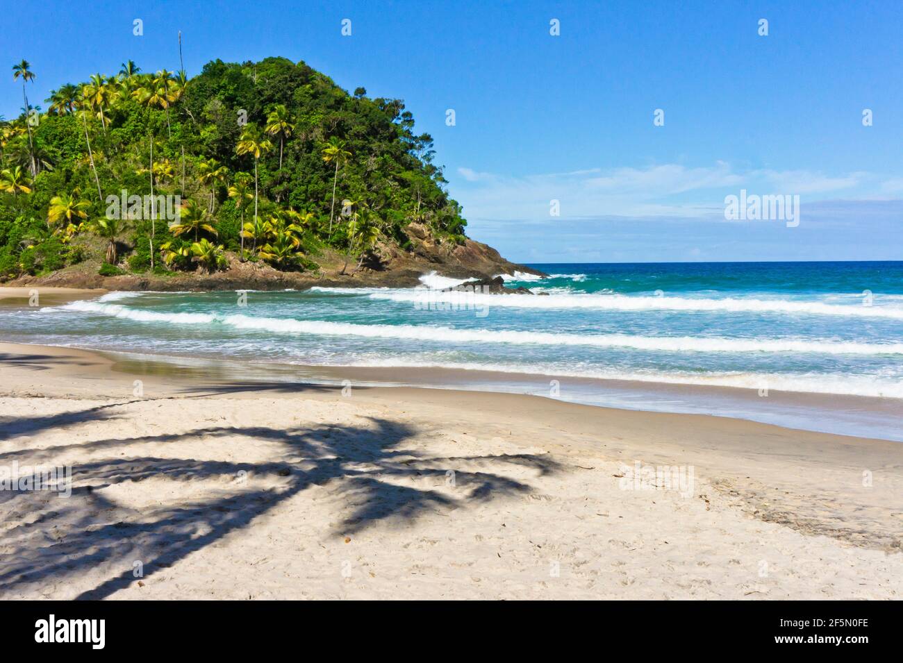 Itacare, Tropical Beach view, Bahia, Brasile, Sud America Foto Stock