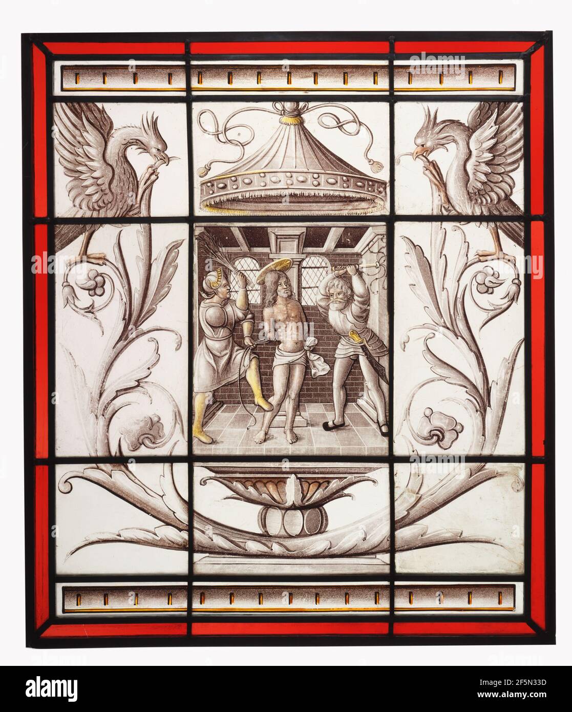 La Flagellazione. Produttore sconosciuto, Nord Netherlandish Foto Stock