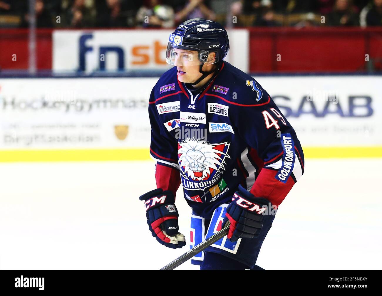 Rhett Rakhshani, club di hockey Linköping, Linköping. Foto Stock