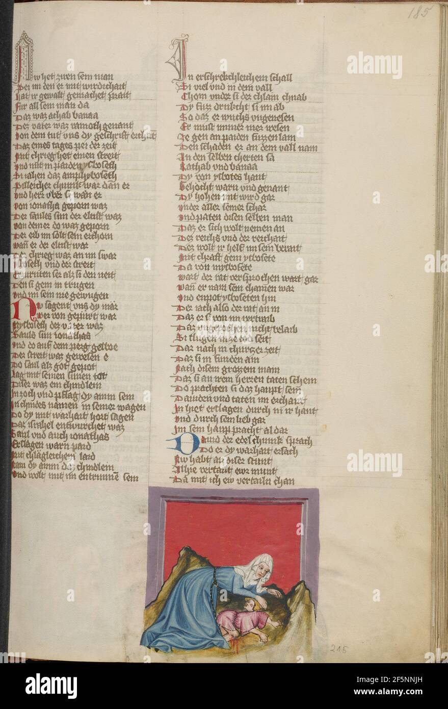 Cascate di Nurse con Mefiboseth. Foto Stock