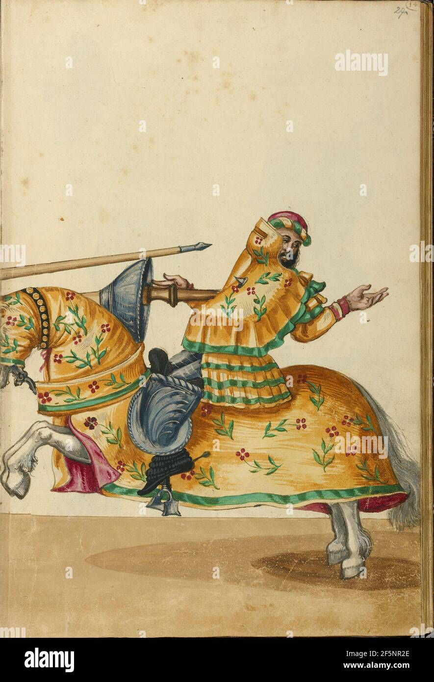 Un Concorso di Torneo. Sconosciuto Foto Stock