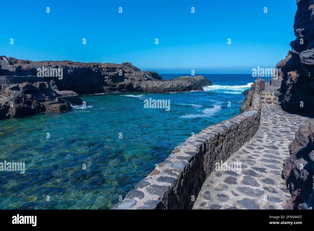 Charco Manso all'isola di El Hierro alle isole Canarie, Spagna Foto stock -  Alamy