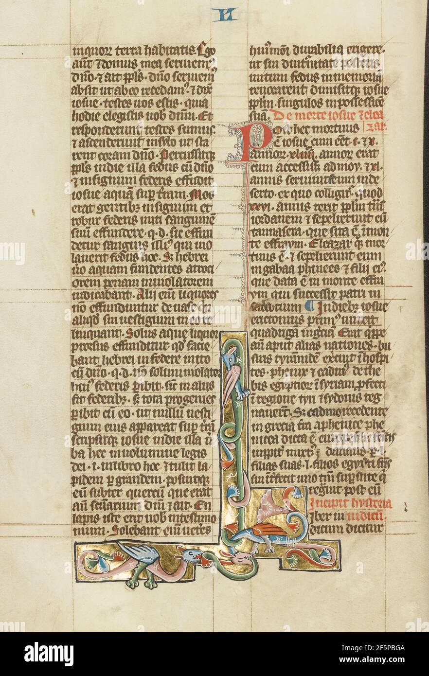 Abitata iniziale L. Peter Comestor (francese, circa 1100 - circa 1179) Foto Stock
