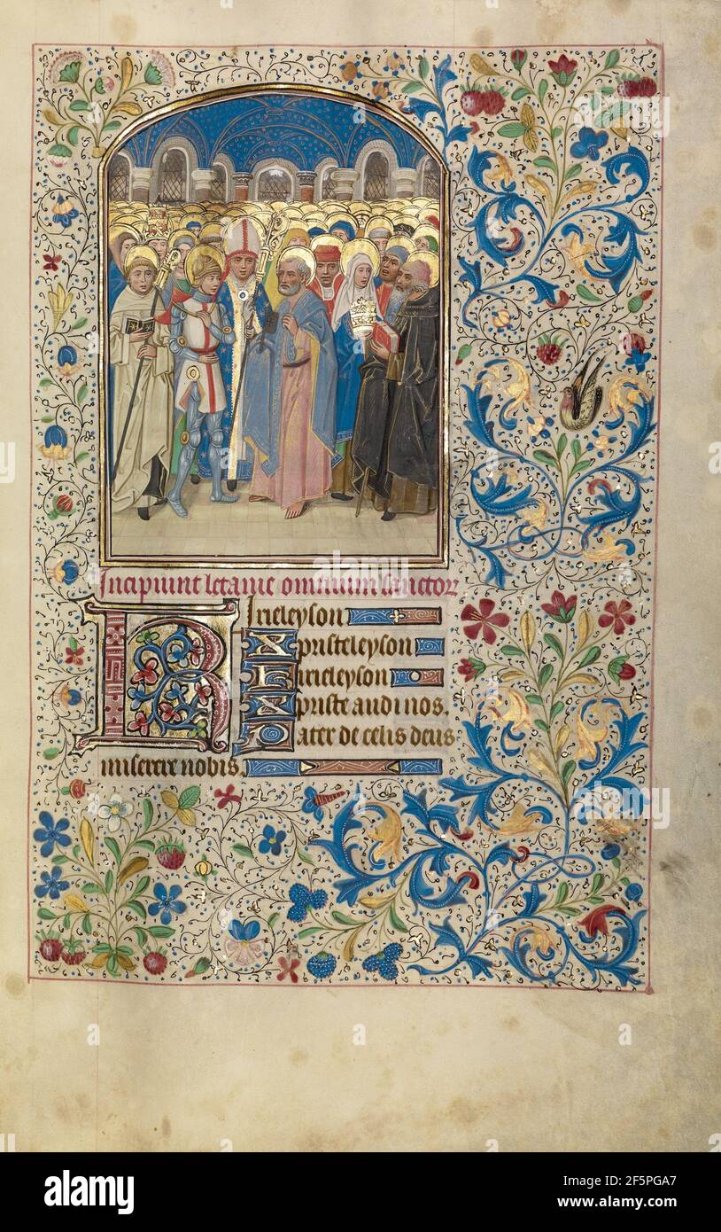 Tutti i Santi. Willem Vrelant (fiammingo, morto 1481, attivo 1454 - 1481) Foto Stock