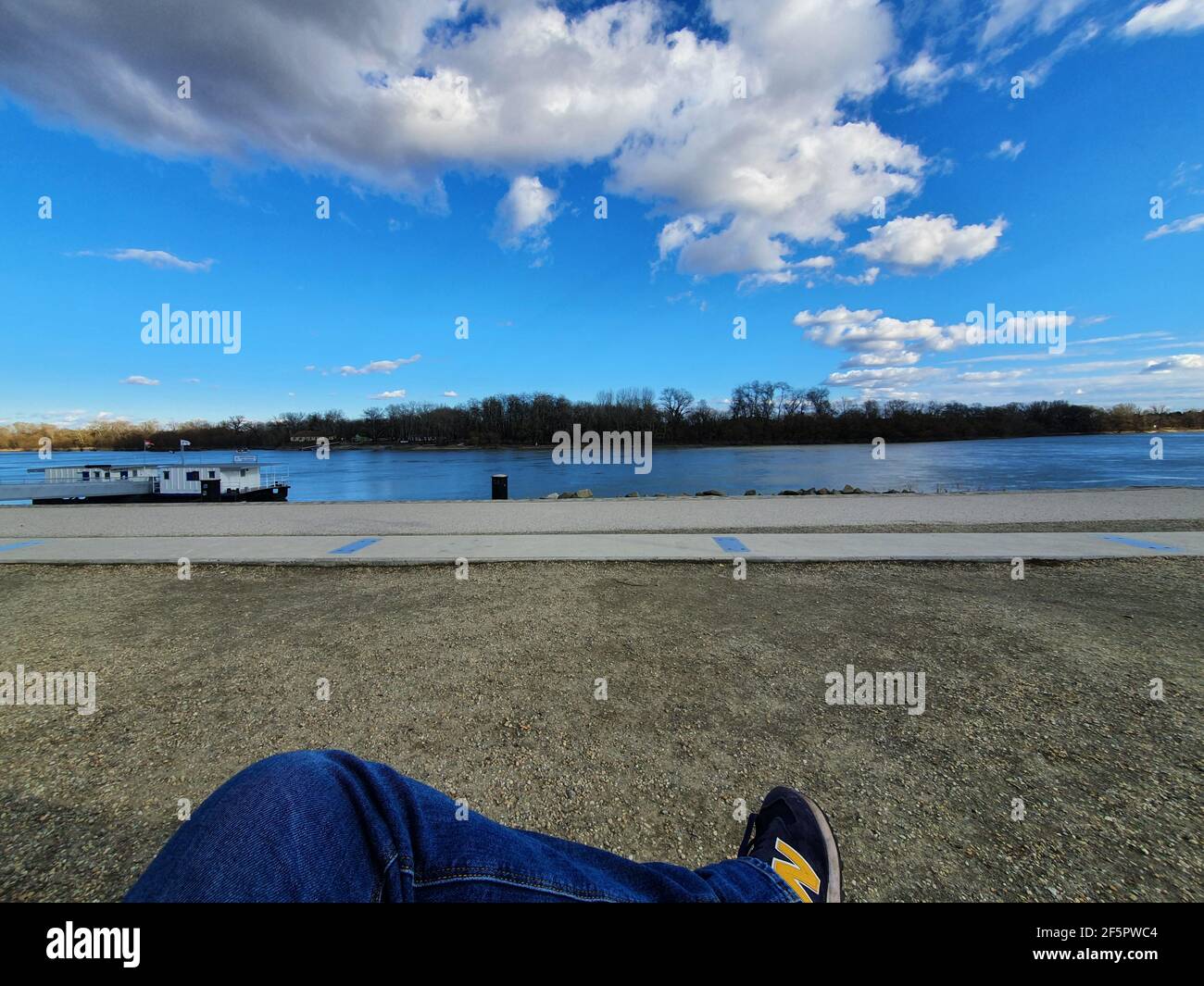 02.18.2020 - Szentendre, Ungheria: È una città sulla riva del fiume nella contea di Pest Foto Stock