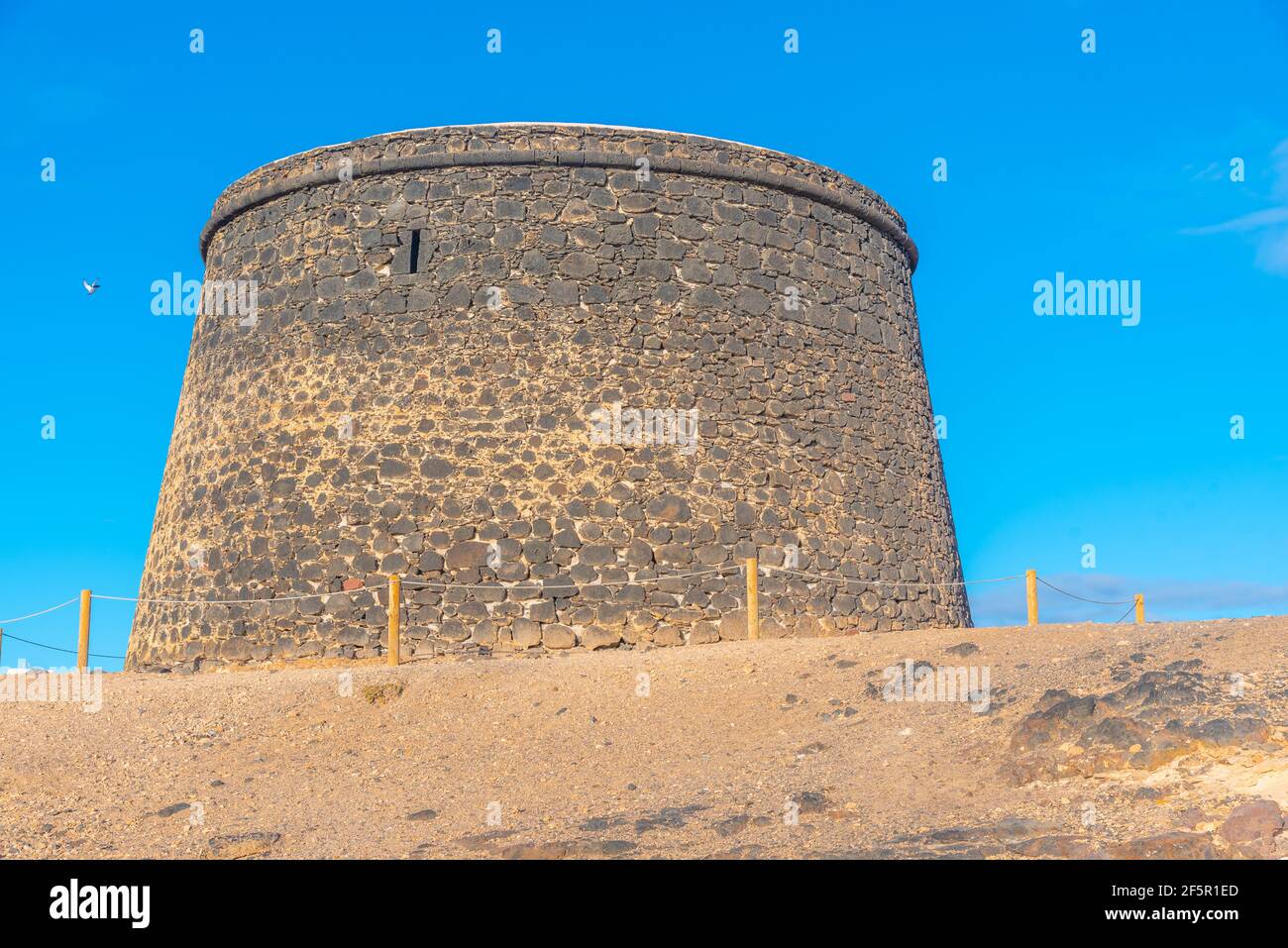 Castello di El Toston nel villaggio di El Cotillo a Fuerteventura, isole Canarie, Spagna. Foto Stock