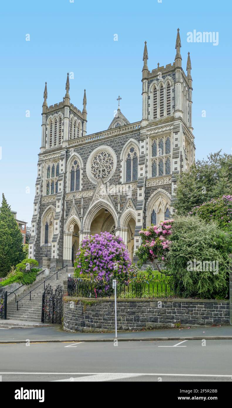 Cattedrale di St Josephs a Dunedin in Nuova Zelanda Foto Stock