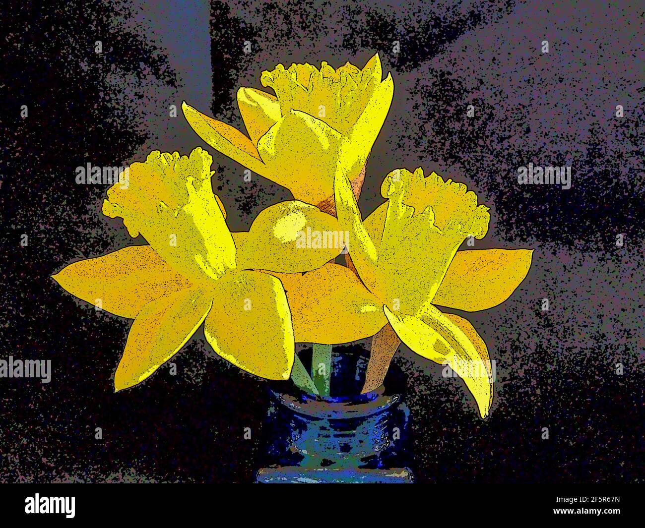DAFFODILS - DESIGN CONTEMPORANEO Foto Stock