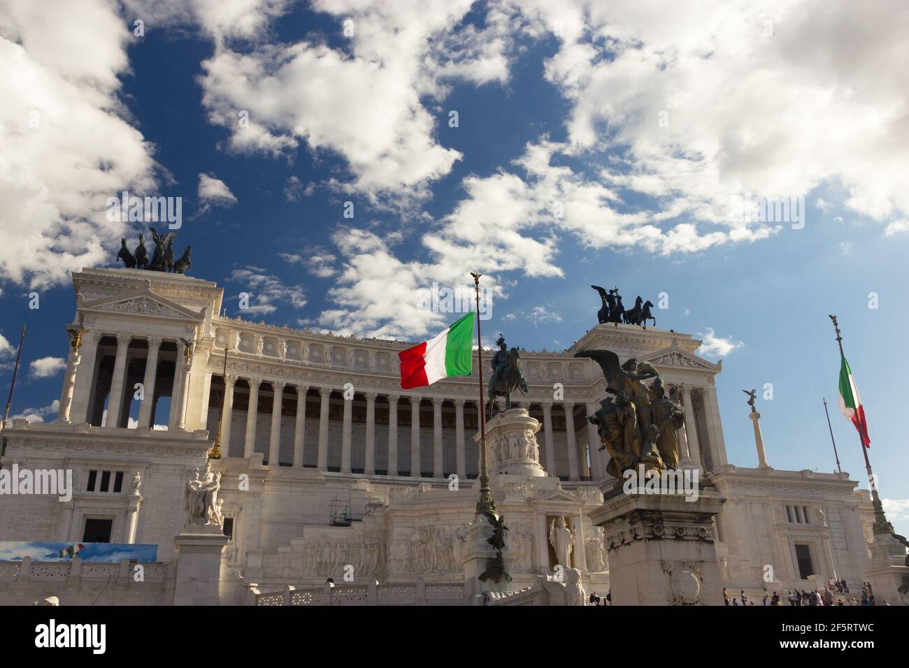 L'altare della Patria, noto anche come Monumento Nazionale a Vittorio Emanuele II ("Monumento Nazionale a Vittorio Emma") Foto Stock