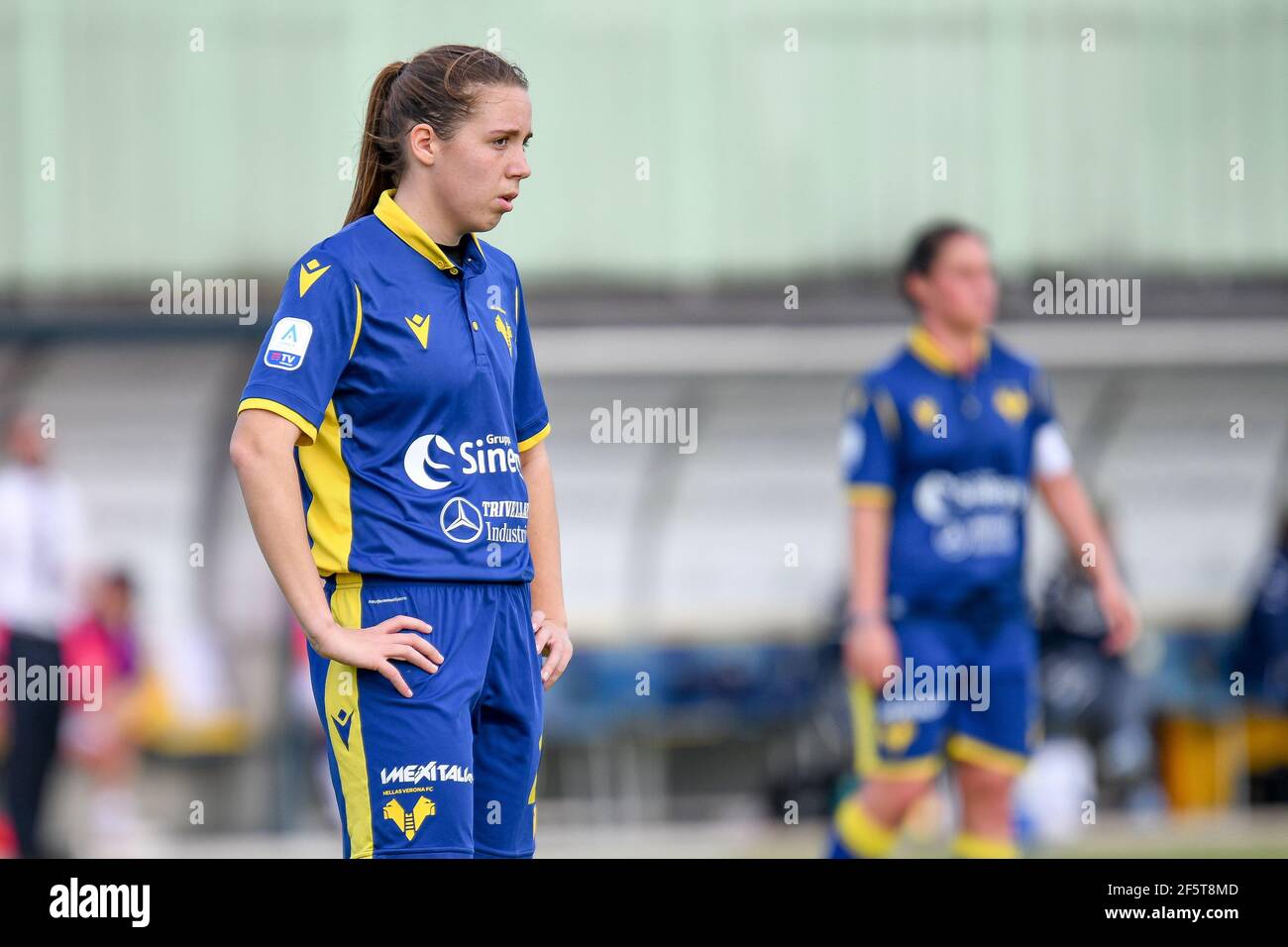 Caterina Ambrosi (Hellas Verona Donne) ritratto durante Hellas Verona Donne contro ACF Fiorentina femminile, italiano f - Photo .LiveMedia/Ettore Griffoni Foto Stock