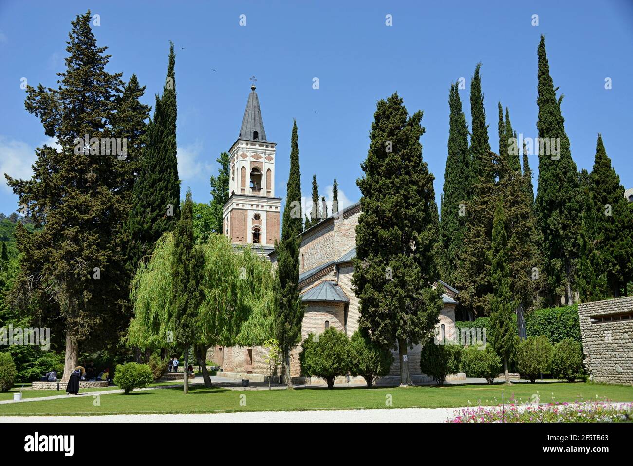 Il Monastero di Bodbe, dedicato a San Nino.Santa Nino ha diffuso il cristianesimo in Georgia.ha trascorso gli ultimi anni della sua vita a Bodbe, dove era burie Foto Stock