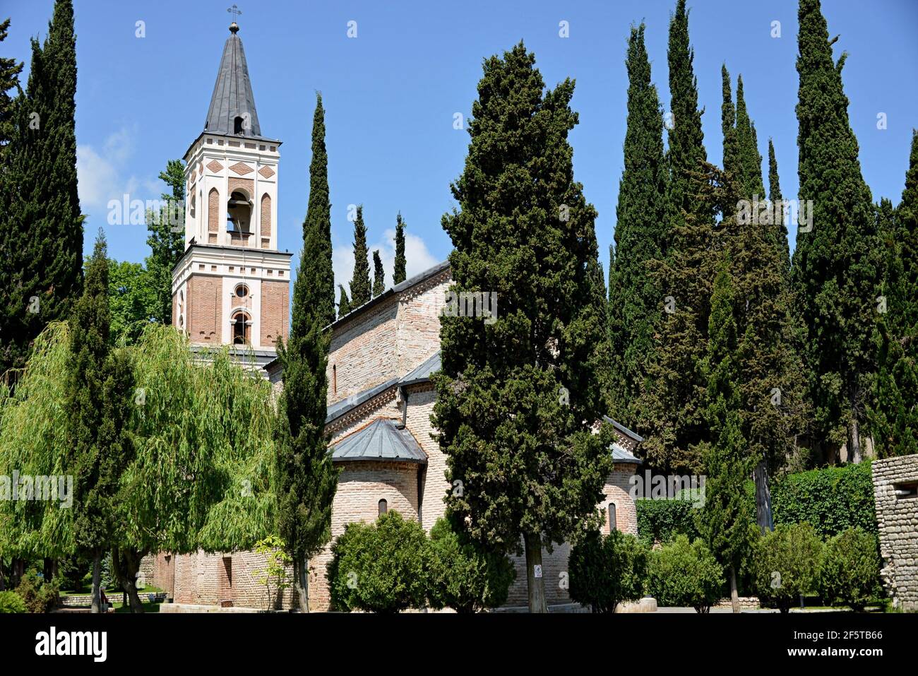 Il Monastero di Bodbe, dedicato a San Nino.Santa Nino ha diffuso il cristianesimo in Georgia.ha trascorso gli ultimi anni della sua vita a Bodbe, dove era burie Foto Stock