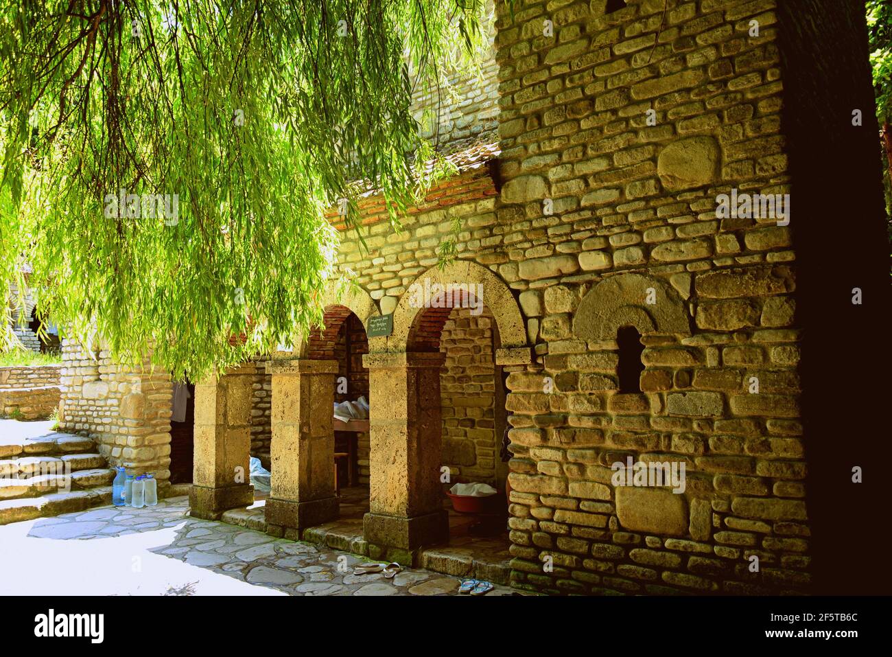 Il Monastero di Bodbe, dedicato a San Nino.Santa Nino ha diffuso il cristianesimo in Georgia.ha trascorso gli ultimi anni della sua vita a Bodbe, dove era burie Foto Stock