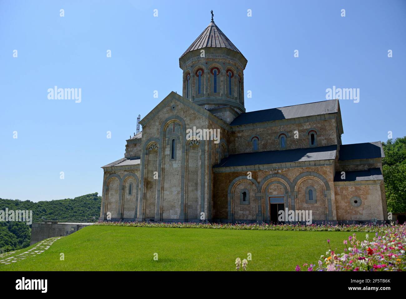 Il Monastero di Bodbe, dedicato a San Nino.Santa Nino ha diffuso il cristianesimo in Georgia.ha trascorso gli ultimi anni della sua vita a Bodbe, dove era burie Foto Stock