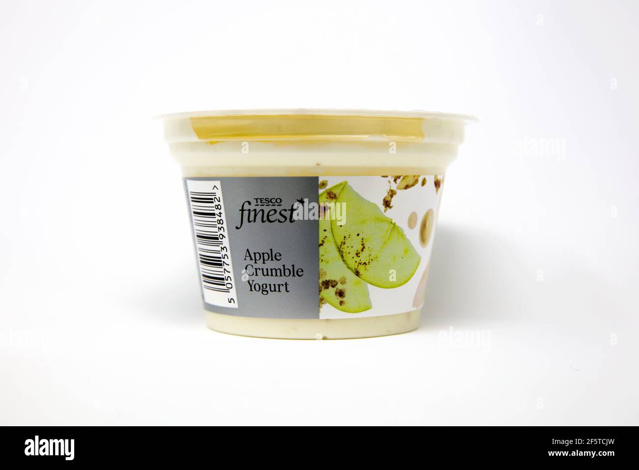 Tesco miglior yogurt crumble di mela Foto Stock