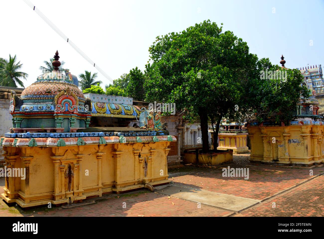 TEMPLI DI KUMBAKONAM Foto Stock