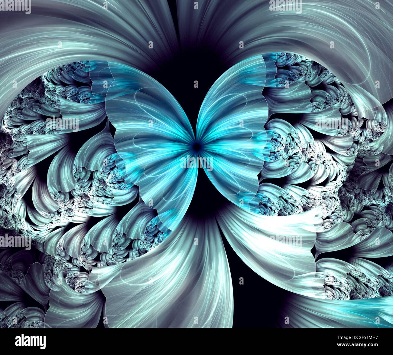 Generata da Computer grafica frattale per arte creativa,design e intrattenimento Foto Stock