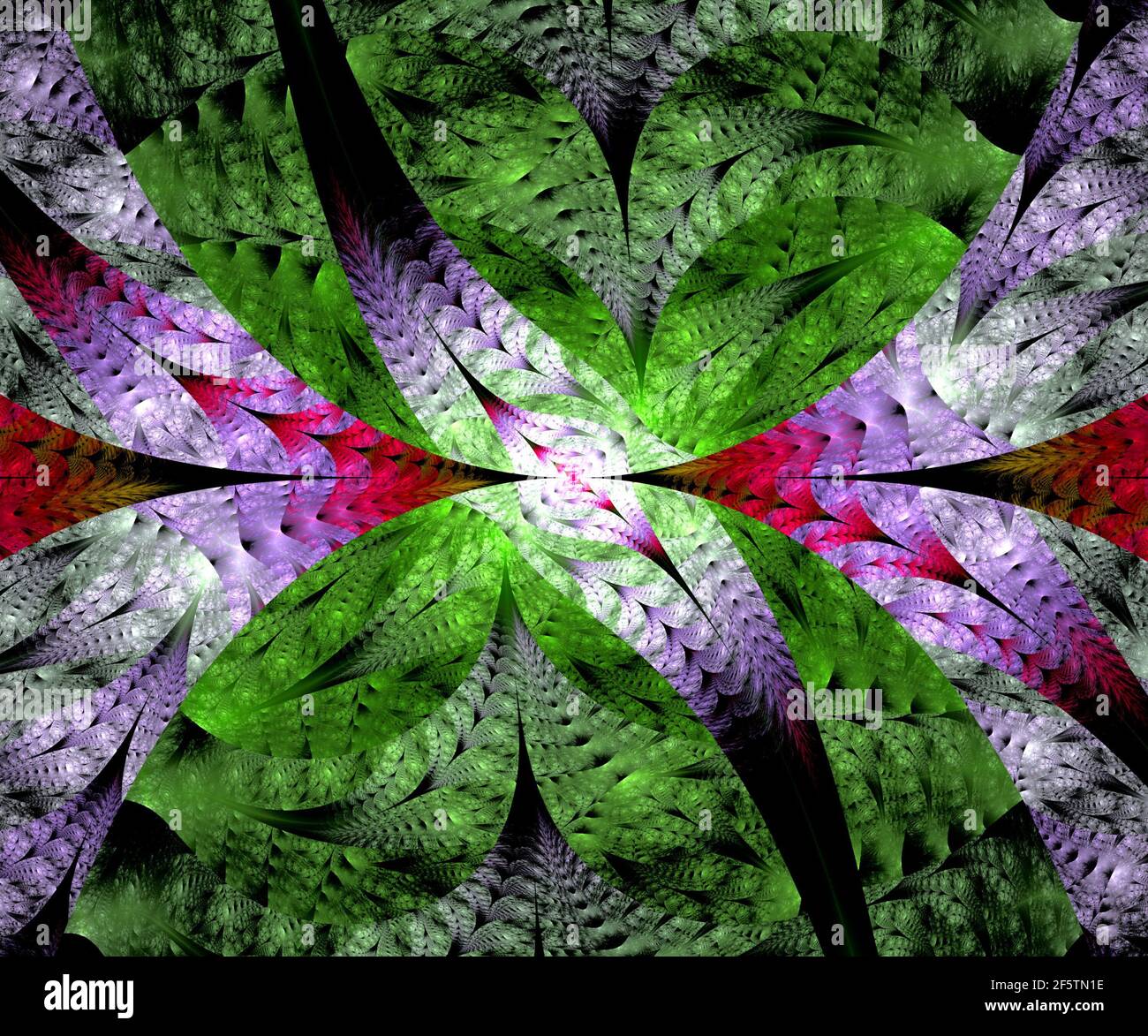 Generata da Computer grafica frattale per arte creativa,design e intrattenimento Foto Stock