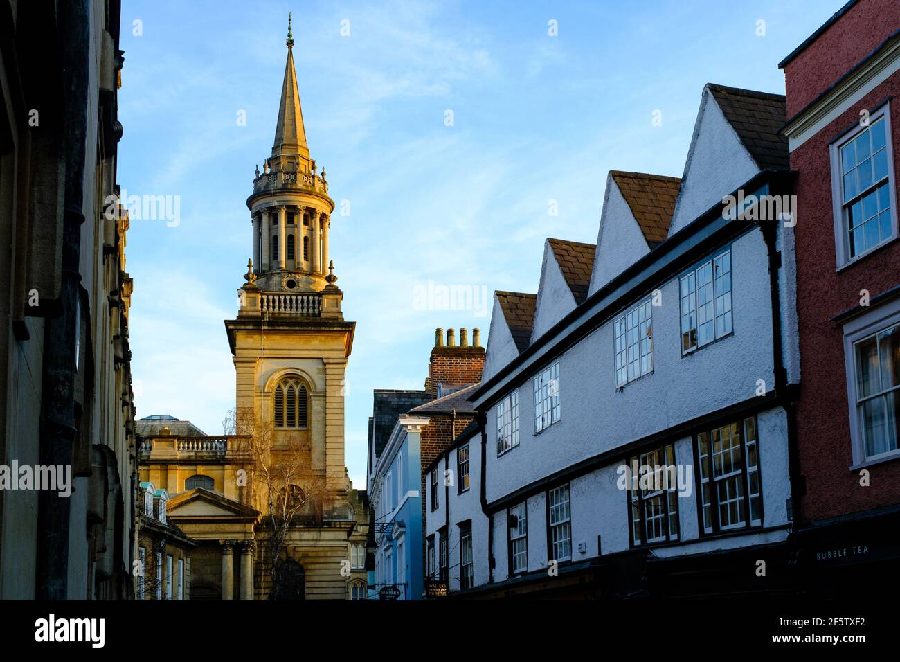 Lincoln College Library (Oxford University), Turl Street, Oxford, Regno Unito Foto Stock