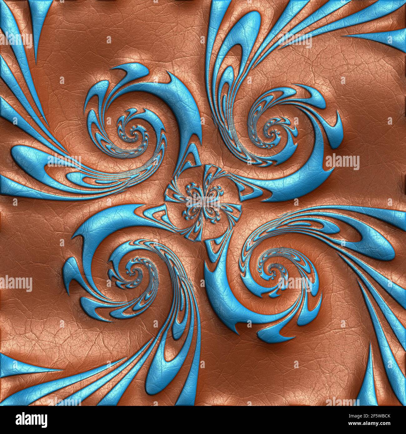 Sfondo di lusso con motivo in rilievo sulla pelle Foto Stock