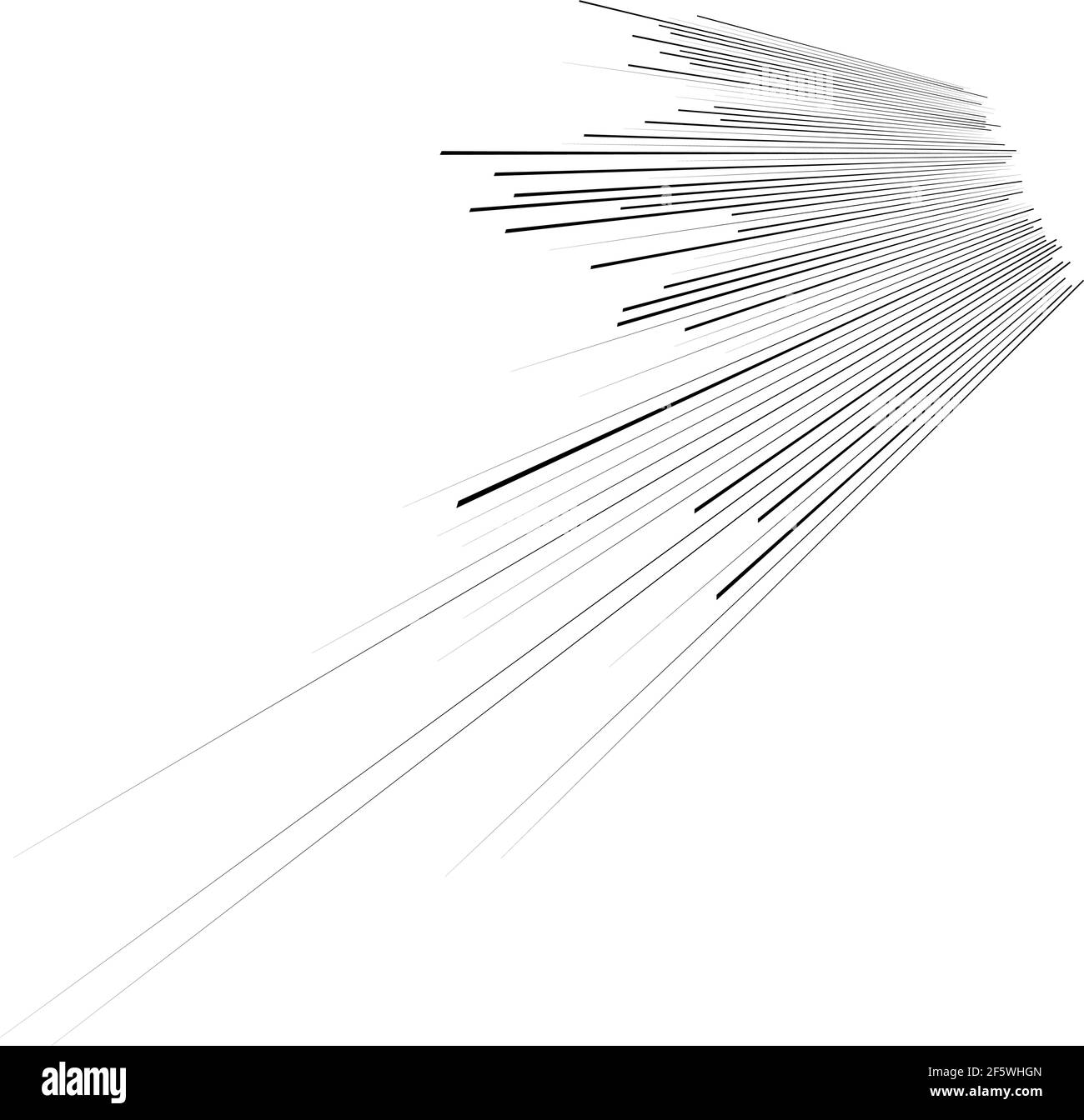 Linee, strisce in prospettiva 3d. Linee che svaniscono all'orizzonte. Linea angolata dinamica: Illustrazione vettoriale di stock, grafica clip art Illustrazione Vettoriale